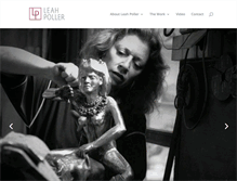 Tablet Screenshot of leahpoller.com